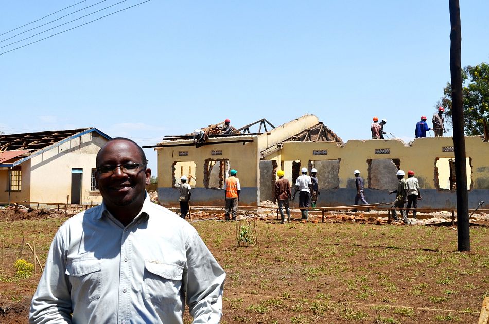 pGonza Kagwa Project Architect is on site everyday monitoring the progress of the renovationnbspp