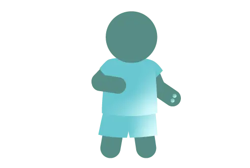 An illustration of a child