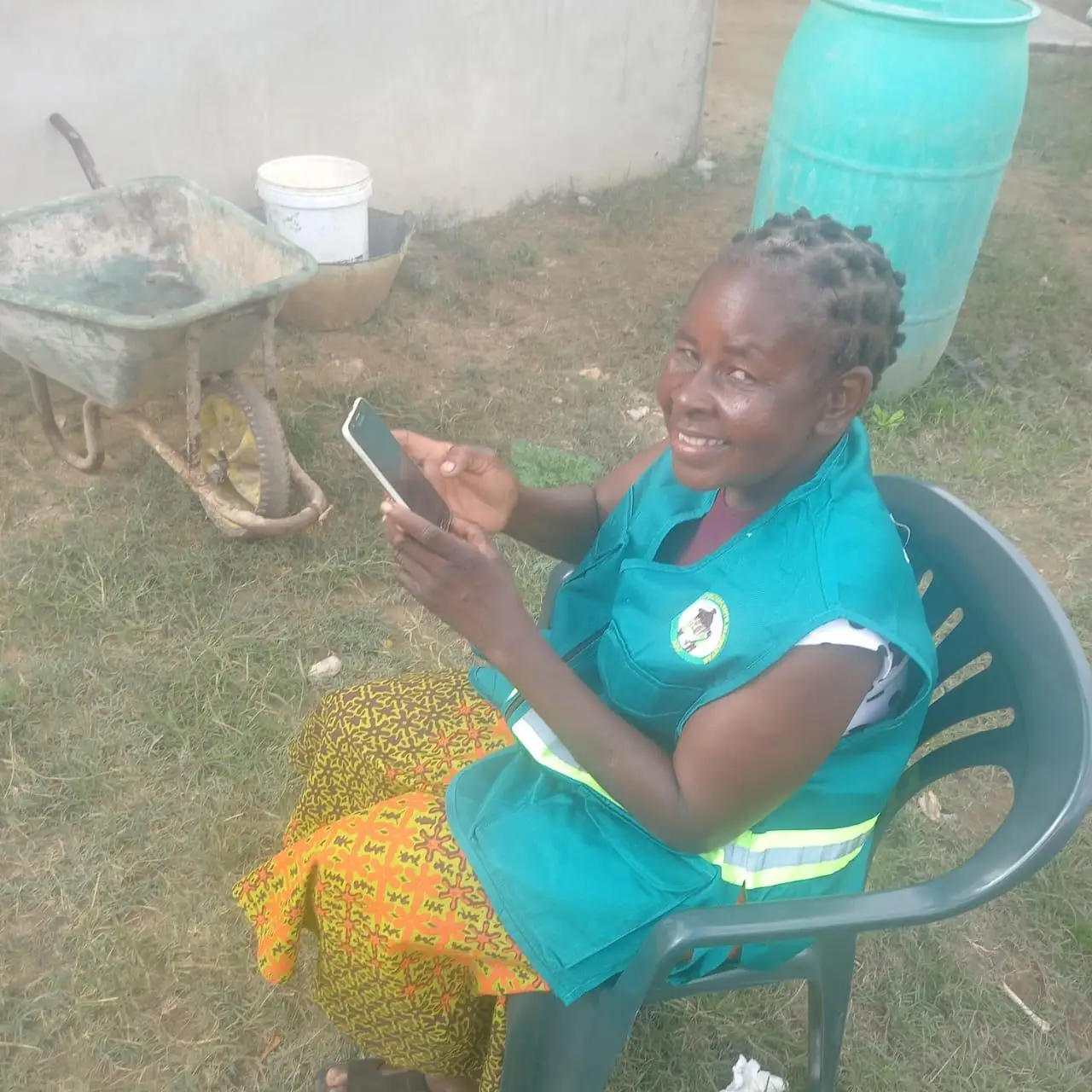 Zaida, a community health worker in the Morrumbene district of Mozambique