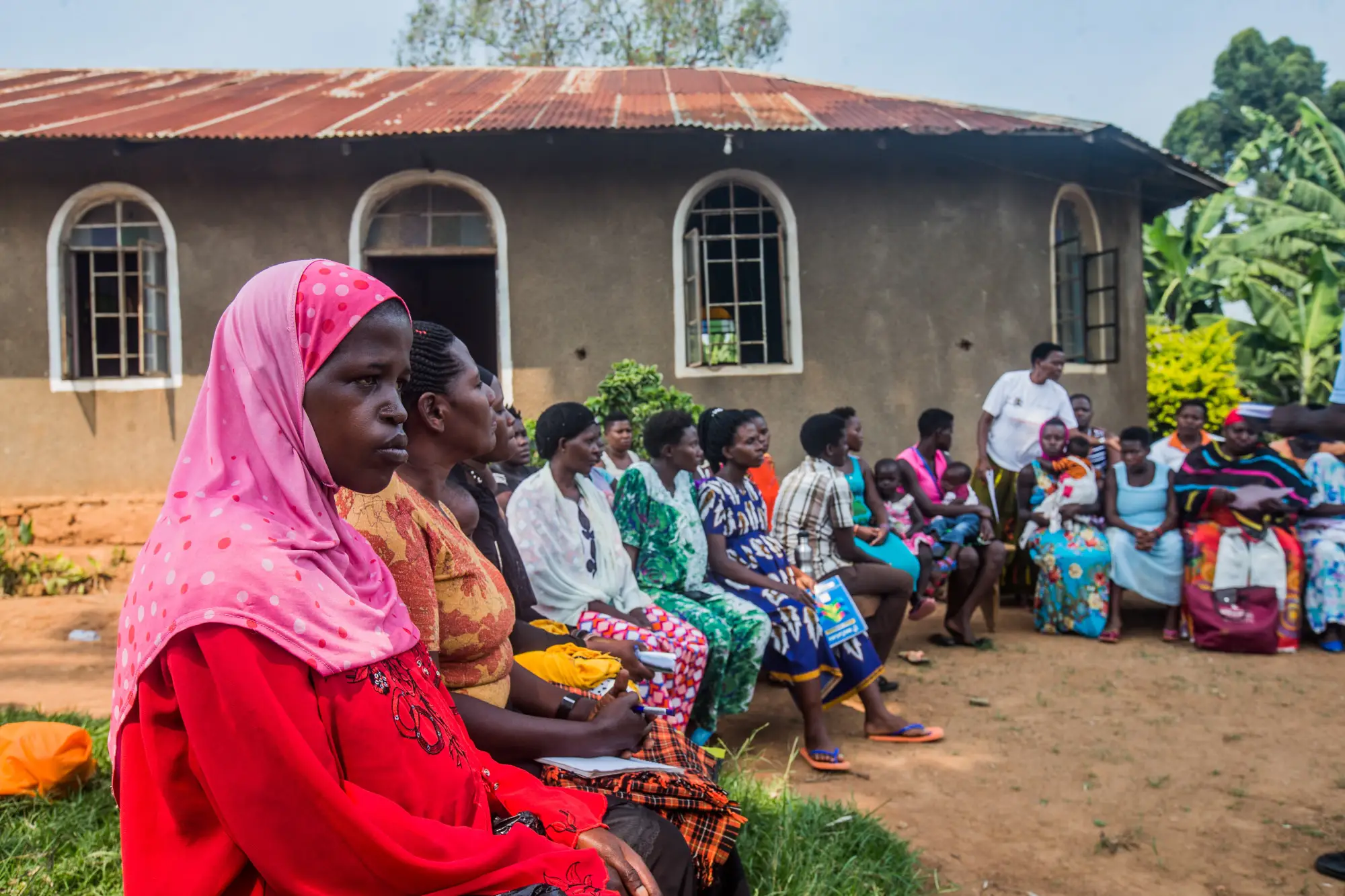 Female community members in Uganda
