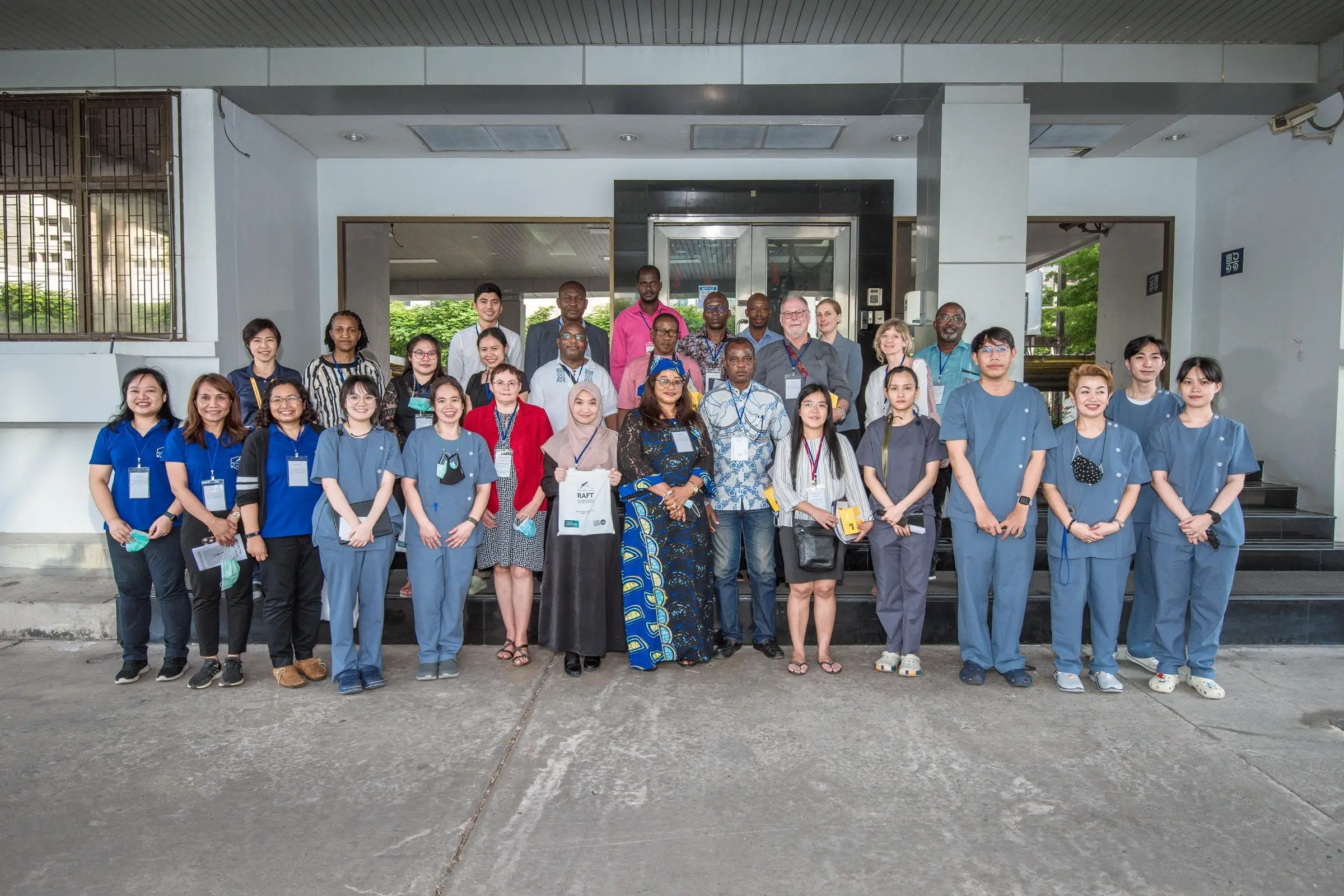 Group photo at AFRIMS in Bangkok with the insectory team