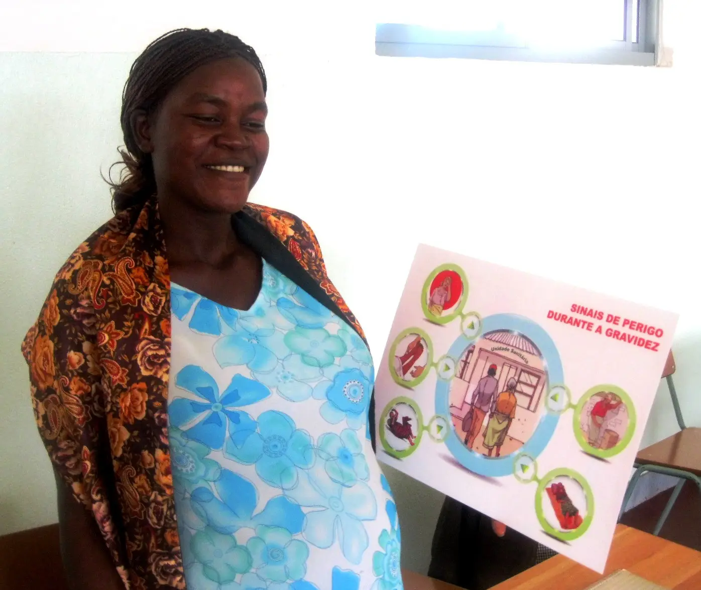 Mafalda, a community health worker in Mozambique