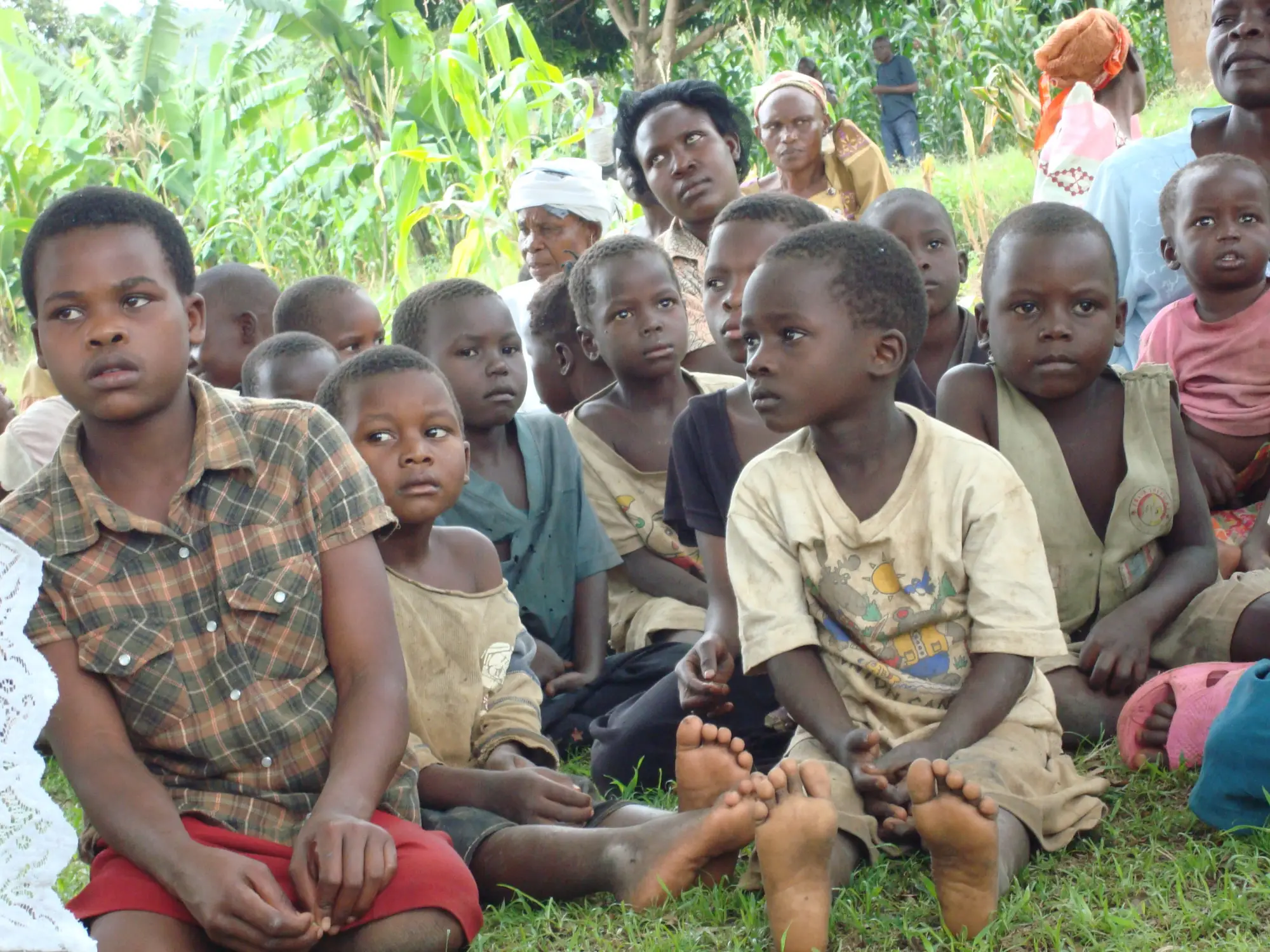 Children in Lubaale viilage, Bumasikye sub-county, Uganda