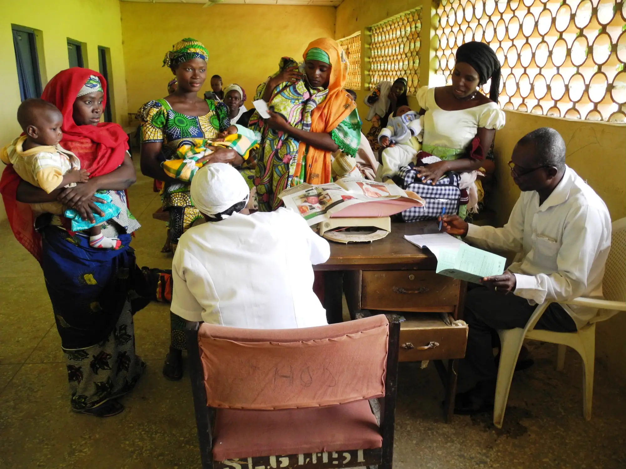 Nigeria net distribution at antenatal clinic