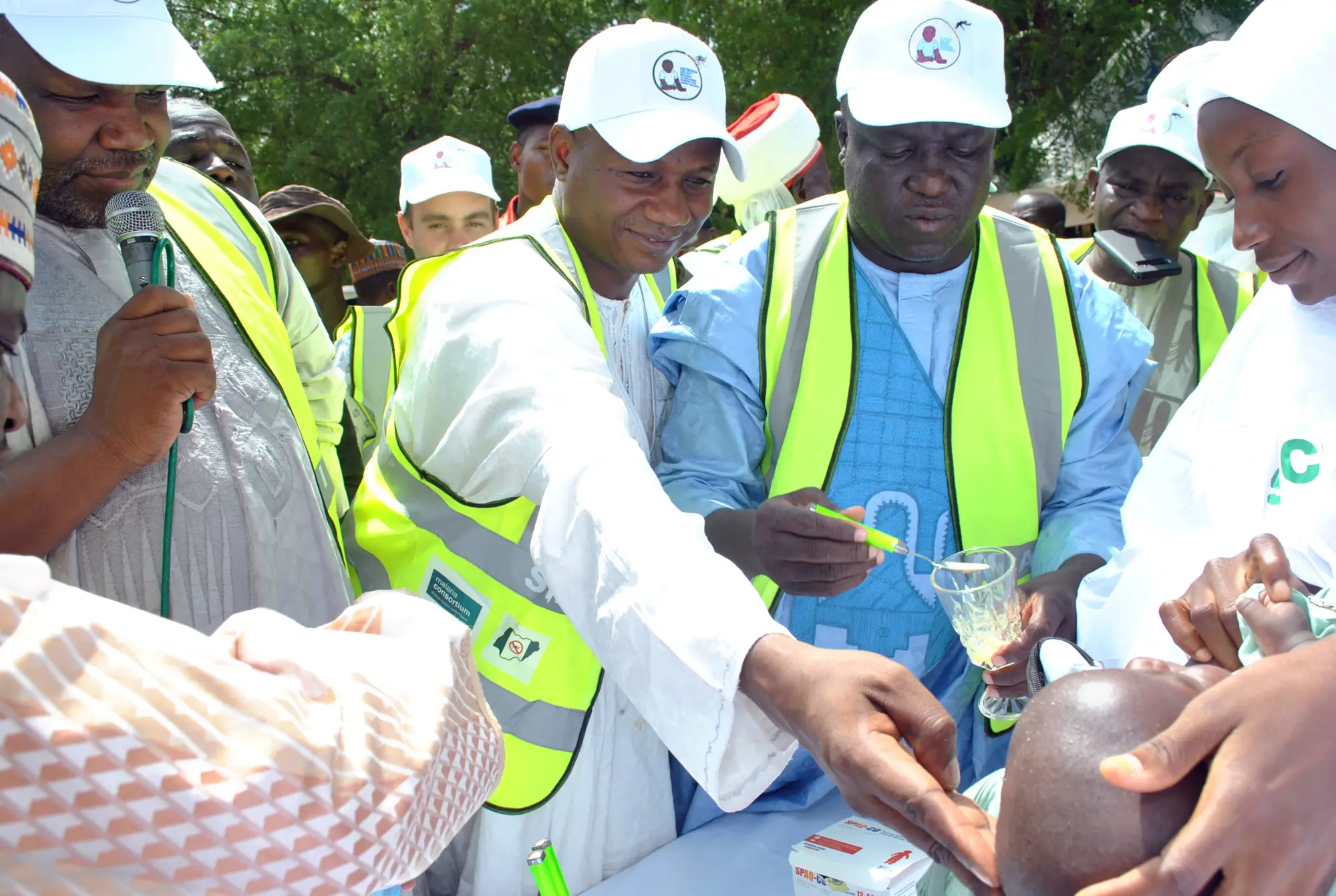 From Left to Right – Alhaji Muslim Adamu Gobir (The Director General, Sokoto State Malaria Elimination Agency); Dr Abdulkadir Aminu Ladan (The Representative of development partners in Sokoto and Team Leader, IHP); Dr Mohammed Ali Inname (The Honourable Commissioner of Health Sokoto State); Pharm Mustapha Othman Ali (Permanent Secretary, Sokoto State Ministry of Health)