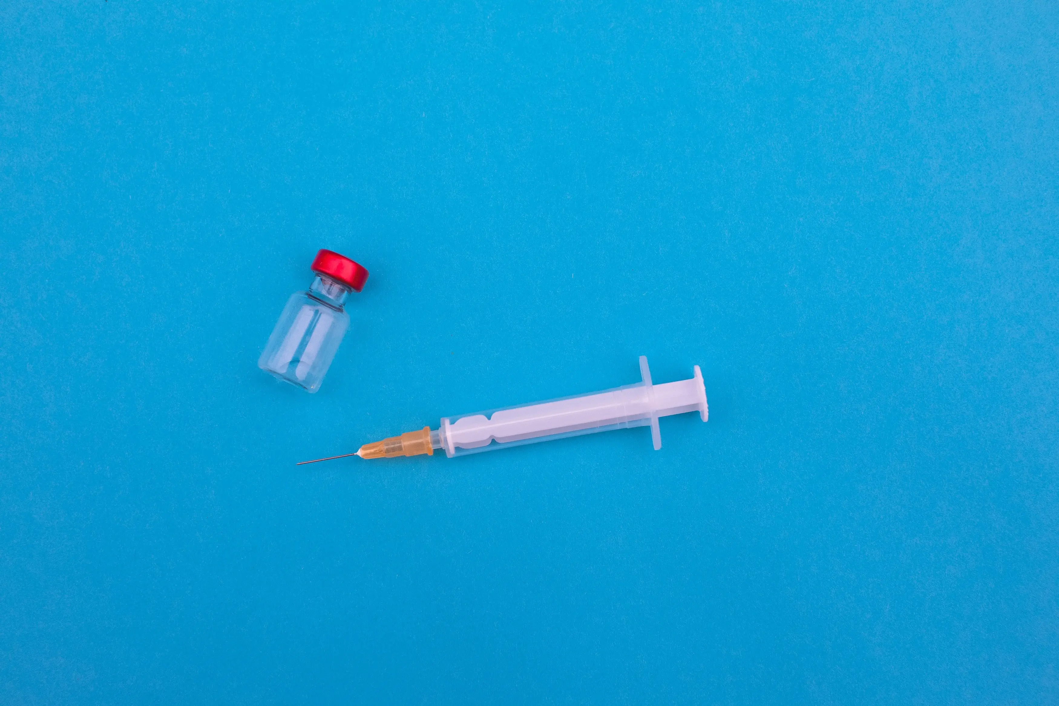Image of needle and medication