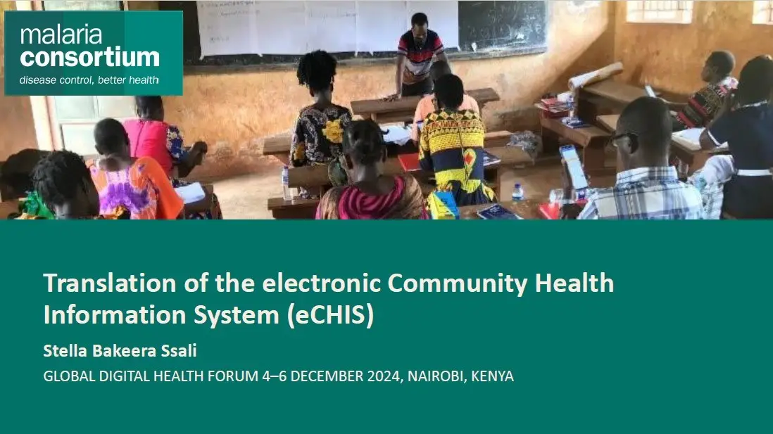 Thumbnail - Conference presentation - Translation of the electronic Community Health Information System