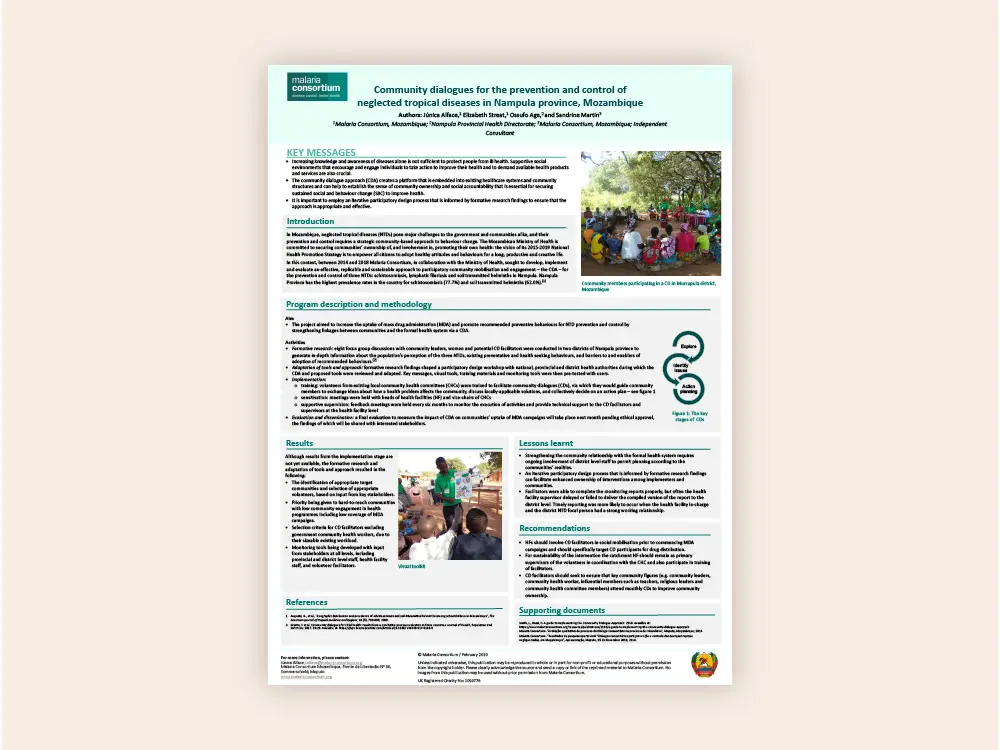 202004280205posterthumbnails communitydialoguesforthepreventionandcontrolofneglectedtropicaldiseasesinnampulaprovincemozambique