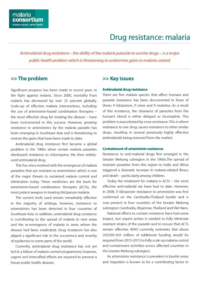 201307030153 drug resistance fact sheet