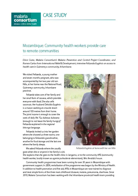 201305130509 mozambique chws provide care to remote communities
