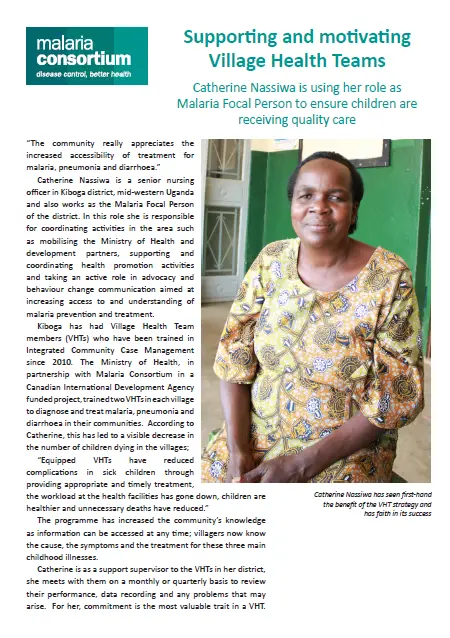 201305130501 supporting village health teams in uganda catherine nassiwa
