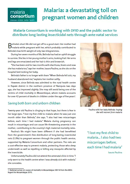 201305130208 mozambique llins for pregnant women