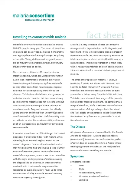 201305141122 malaria protection for travellers
