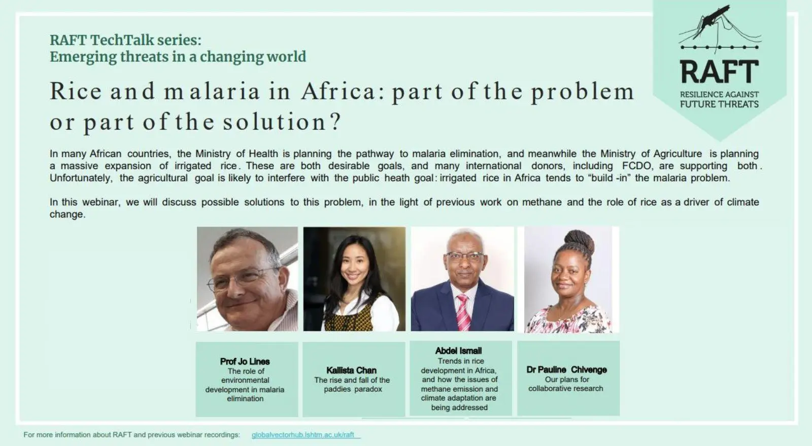 TH Rice and malaria in Africa webinar
