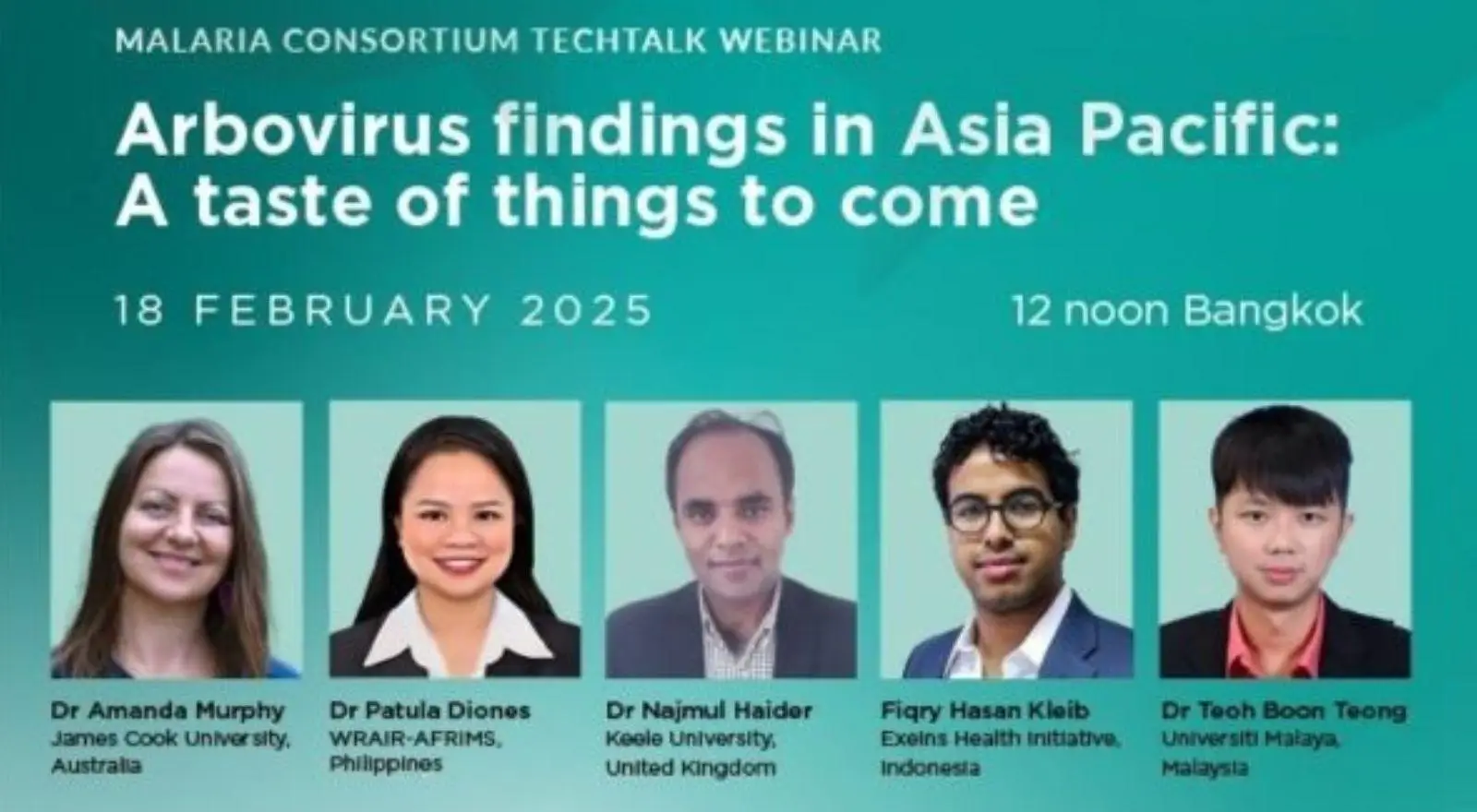 TH Arbovirus findings in Asia Pacific webinar 2025