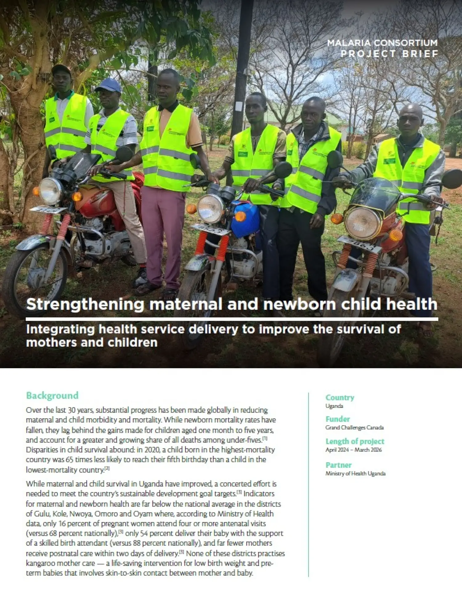 Thumbnail - Project brief - Maternal and Newborn Child Health Uganda 2025