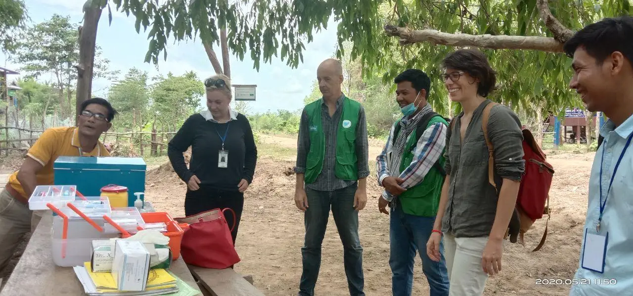 Community workers in Cambodia, 2022