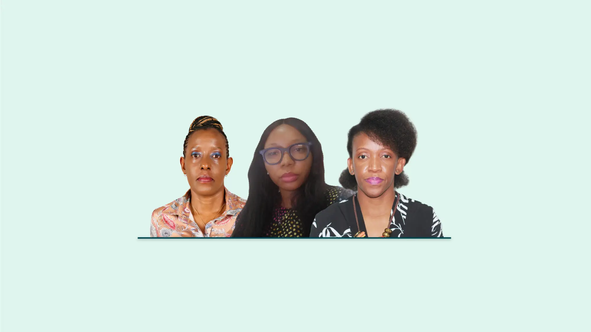 Portrait of three women