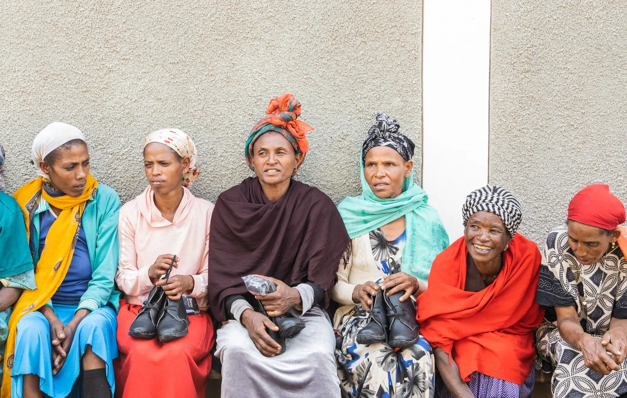 Distribution of large sized shoes, specially adapted to podoconiosis patients, at Sholla Kodo Health Center Youth Friendly Health Service Center, Ofa woreda, Sodo zuriya, Wolayita, Southern Ethiopia regional state