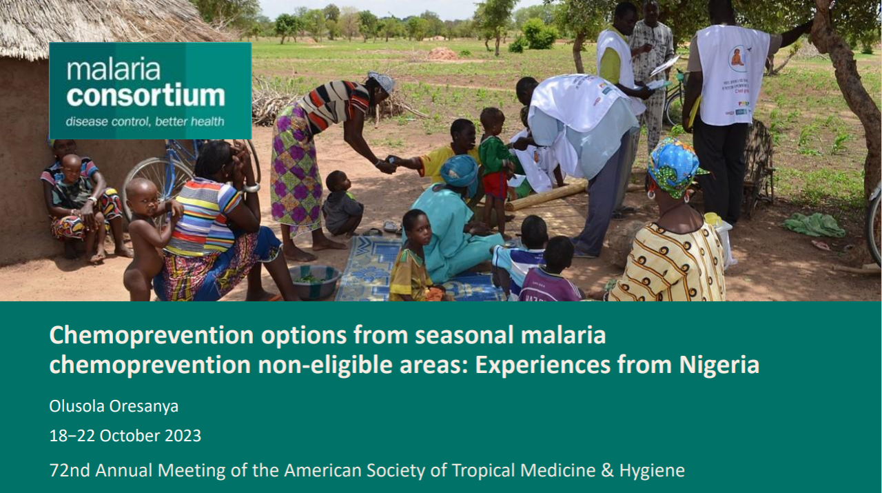 Olusola Oresanya
Chemoprevention options from seasonal malaria chemoprevention ...