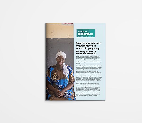 Unlocking community-based solutions in malaria in pregnancy: Harnessing the power of women and adolescents