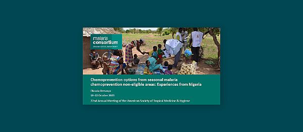Photo for: Chemoprevention options from seasonal malaria chemoprevention non-eligible areas: Experiences from Nigeria