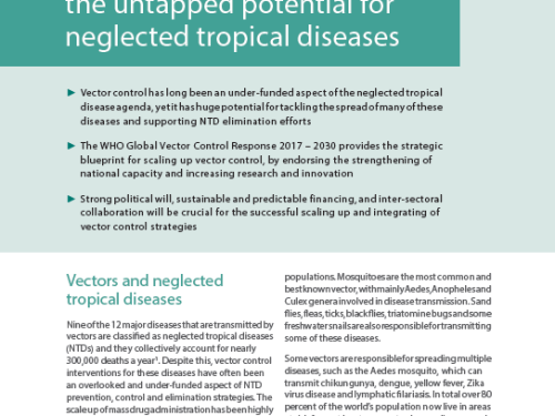 Photo for: Vector control: The untapped potential for neglected tropical diseases