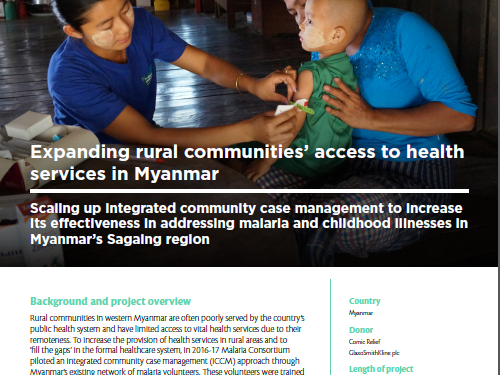 Photo for: Expanding rural communities' access to health services in Myanmar