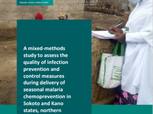 Photo for: A mixed-methods study to assess the quality of infection prevention and control measures during delivery of seasonal malaria chemoprevention in Sokoto and Kano states, northern Nigeria