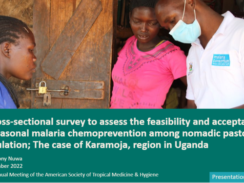Photo for: A cross-sectional survey to assess the feasibility and acceptability of seasonal malaria chemoprevention among nomadic pastoralist population; The case of Karamoja, region in Uganda