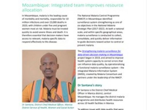 Photo for: Mozambique: Integrated team improves resource allocation in Manica district