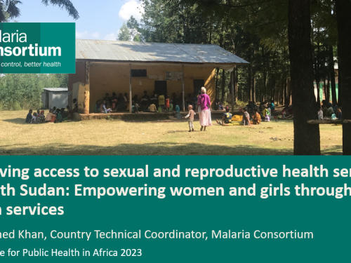 Photo for: Improving access to sexual and reproductive health services in South Sudan: Empowering women and girls through health services