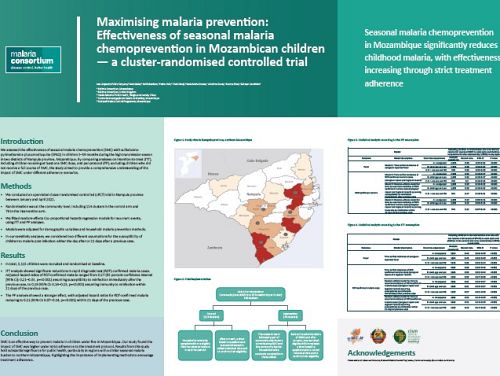 Maximising malaria prevention. Effectiveness of seasonal malaria chemoprevention in Mozambican children: A cluster-randomised controlled trial