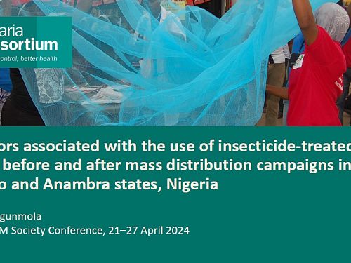 Factors associated with the use of insecticide-treated nets before and after mass distribution campaigns in Ondo and Anambra states, Nigeria
