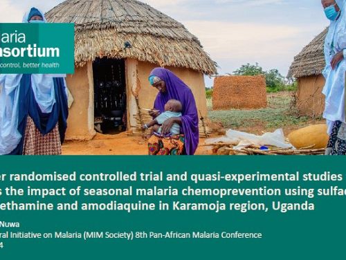 Cluster randomised controlled trial and quasi-experimental studies to assess the impact of seasonal malaria chemoprevention using sulfadoxine-pyrimethamine and amodiaquine in Karamoja region, Uganda