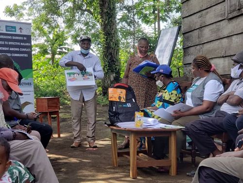 Photo for: Community dialogues increase knowledge and improve uptake of malaria services among internally displaced communities in the Southwest and Littoral regions of Cameroon