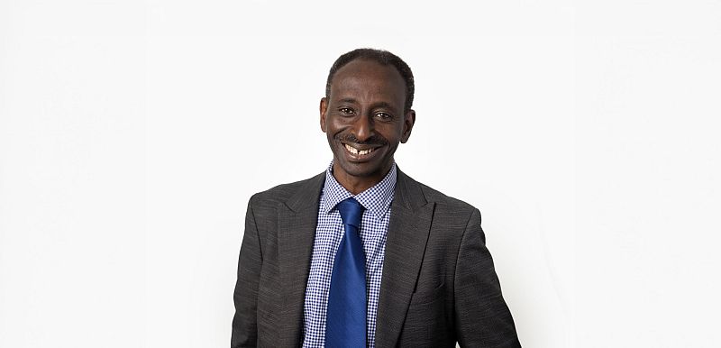 Portrait of Malaria Consortium's Chief Executive, James Tibenderana