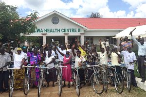 Photo for Fundraising campaign provides Ugandan health workers with bicycles to reach more and harder to reach communities