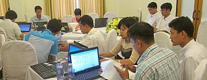Training for improved surveillance and data management in Myanmar