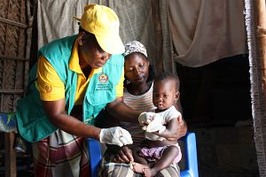 Photo for Community health workers are saving costs of care for the three major childhood illnesses in Mozambique and Uganda