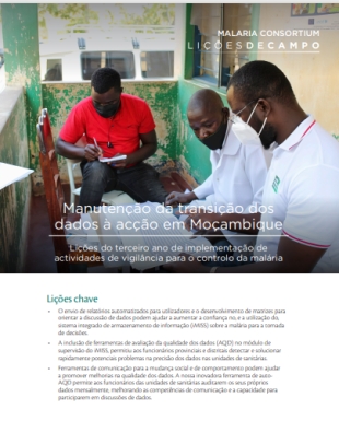 Malaria Consortium - Moçambique: A aprendizagem entre pares melhora a  resposta à malária