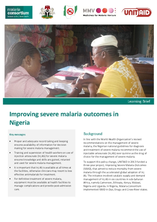 literature review on malaria in nigeria