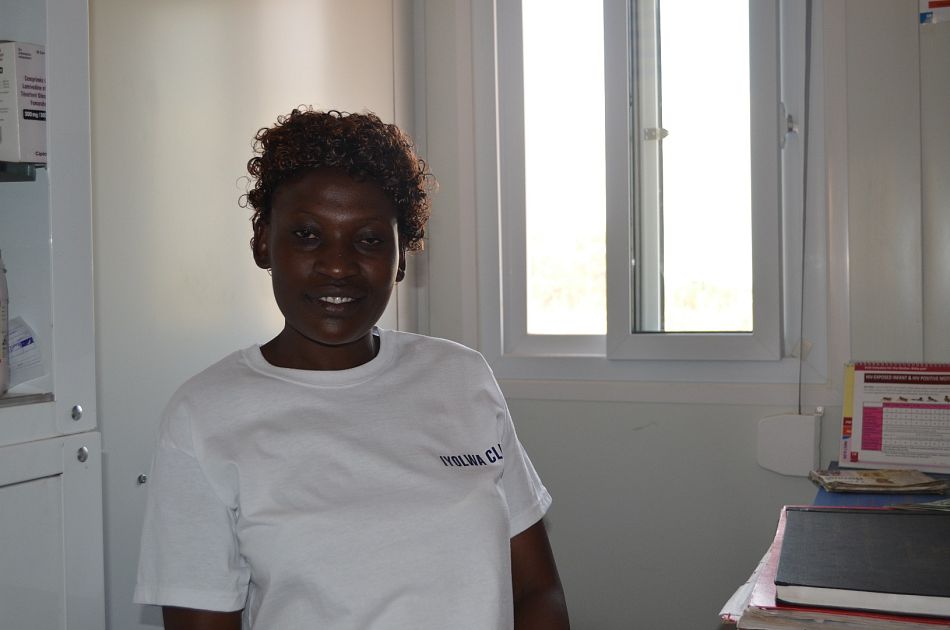 pAbbo Anastasia Enrolled Midwife working at the temporary clinicp