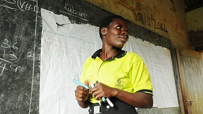 “My main motivation for being a VHT is to see the village change its direction with regards to health issues. In the past I would work alone, teaching and sensitising – now, the club promotes my skills as a VHT, and the members take responsibility for their own health,” Kemiisa Grace, facilitating VHT.