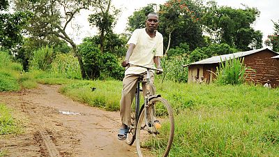 “I collect the drugs on my bicycle from the nearest health centre, which is 10km way. Because the drugs are not always there, I call them first to check.”